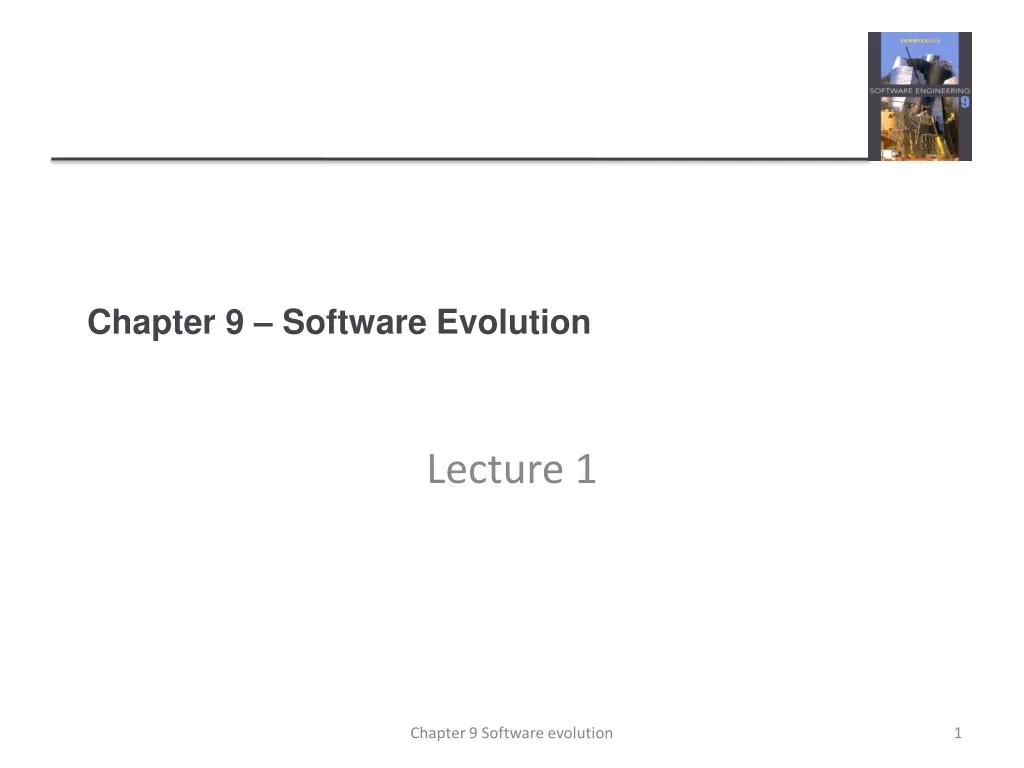 chapter 9 software evolution