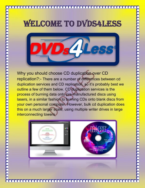 Cd duplication services, Church DVD Duplication - dvds4less.com