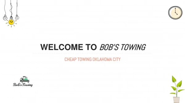 Towing Oklahoma City OK | Bobstowinginc