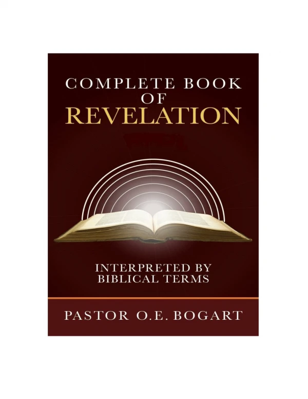 The Book of Revelation explained!