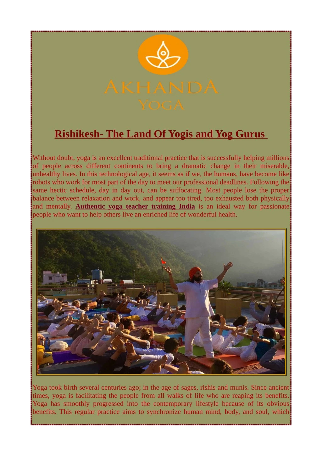 rishikesh the land of yogis and yog gurus