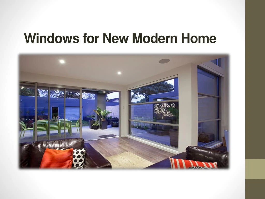 windows for new modern home