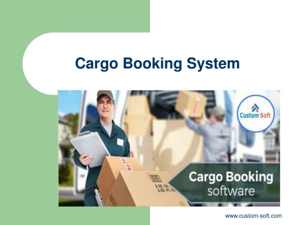 CustomSoft Cargo booking System