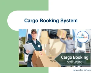 CustomSoft Cargo booking System - slide 1