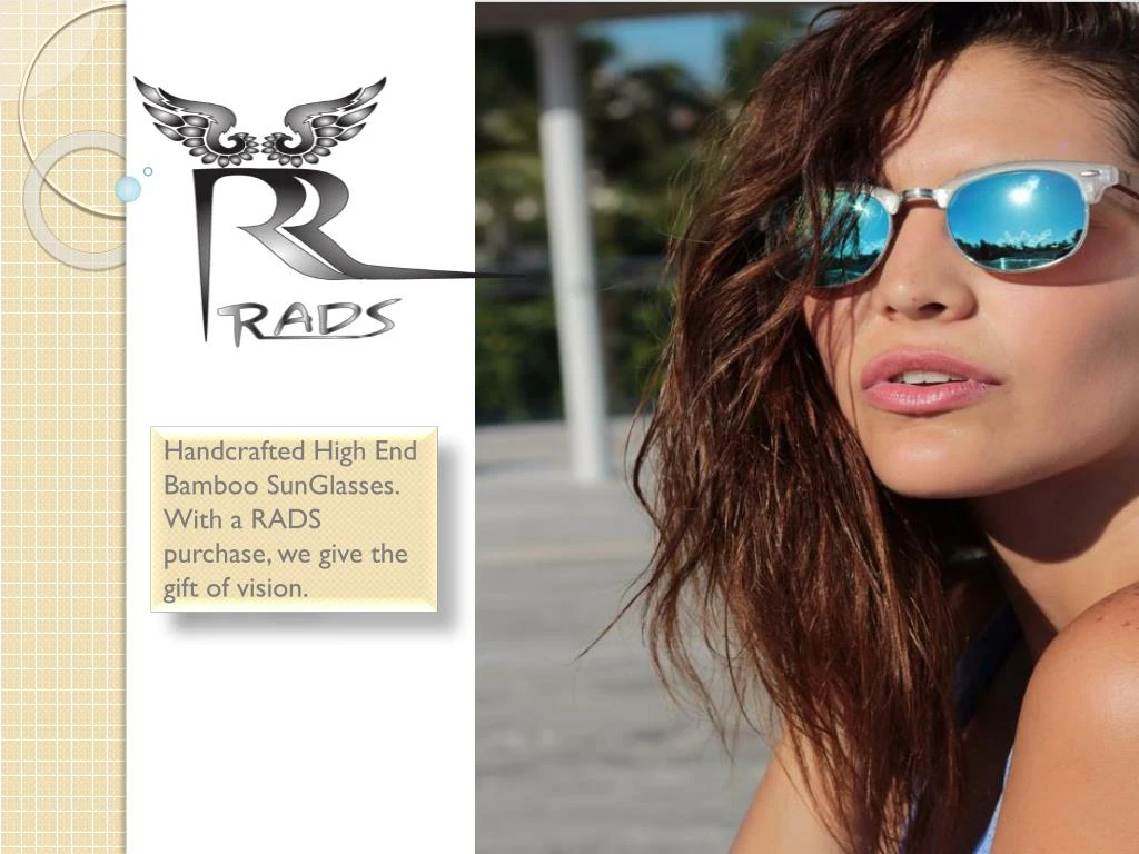 handcrafted high end bamboo sunglasses with