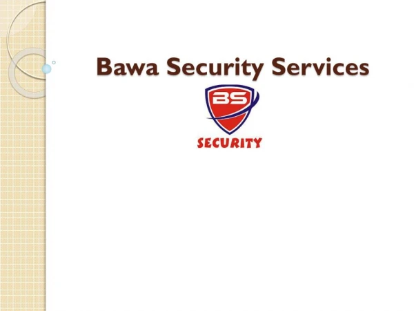 Leading Security Guards in Ludhiana