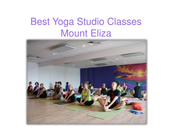 Best Yoga Studio Classes Mount Eliza