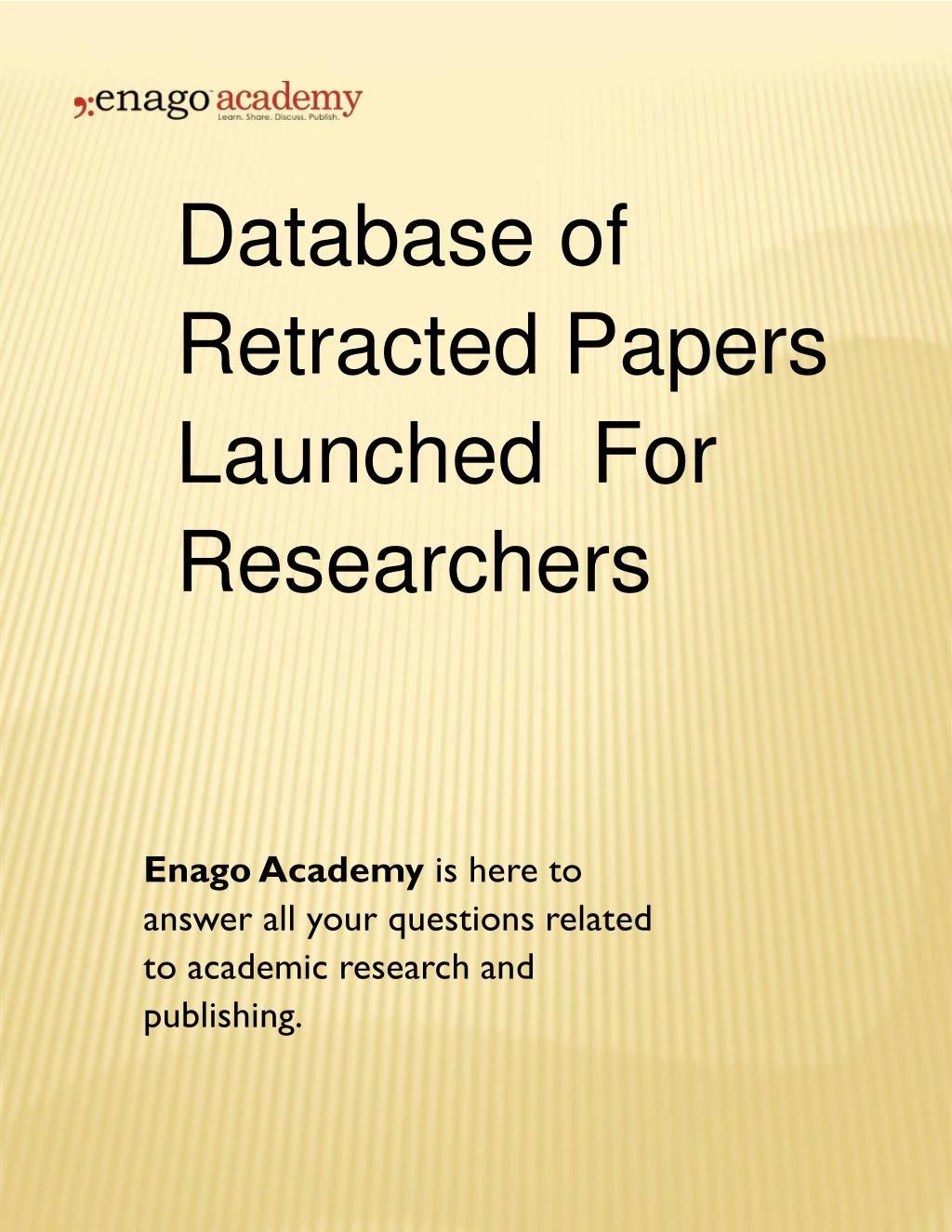 database of retracted papers launched