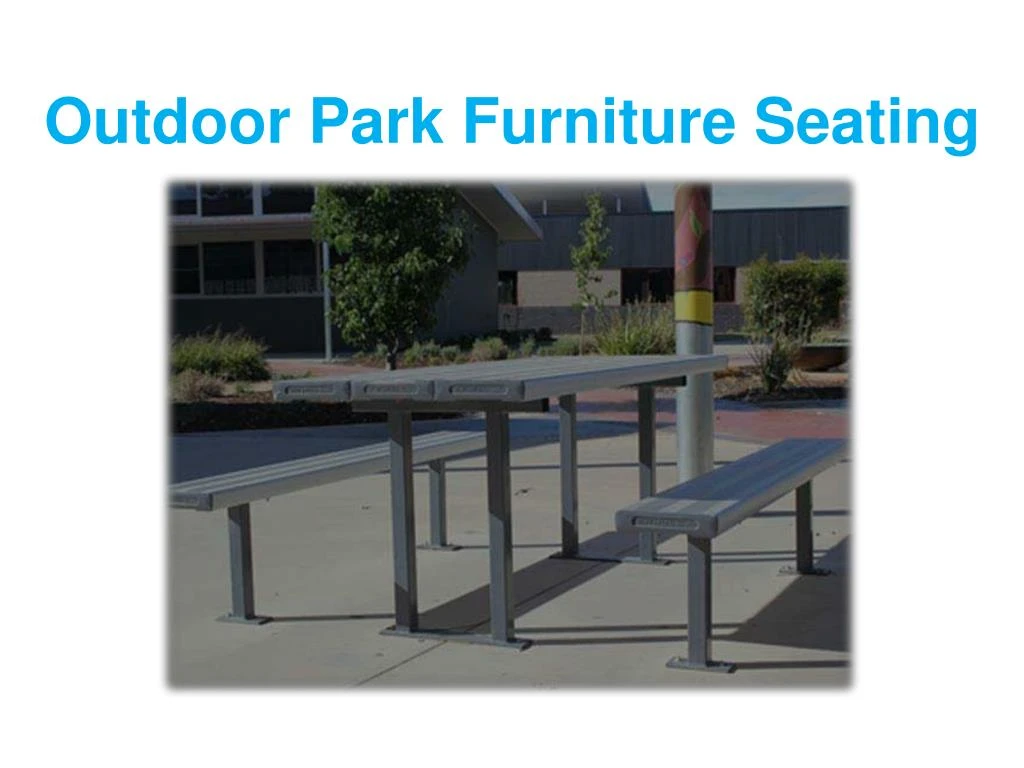 outdoor park furniture seating