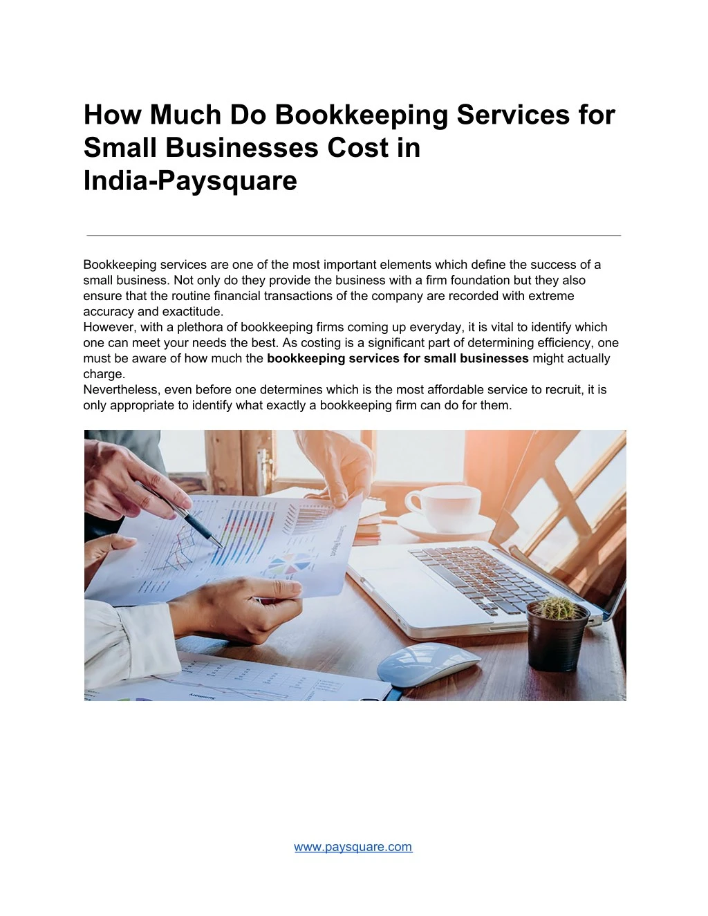 how much do bookkeeping services for small