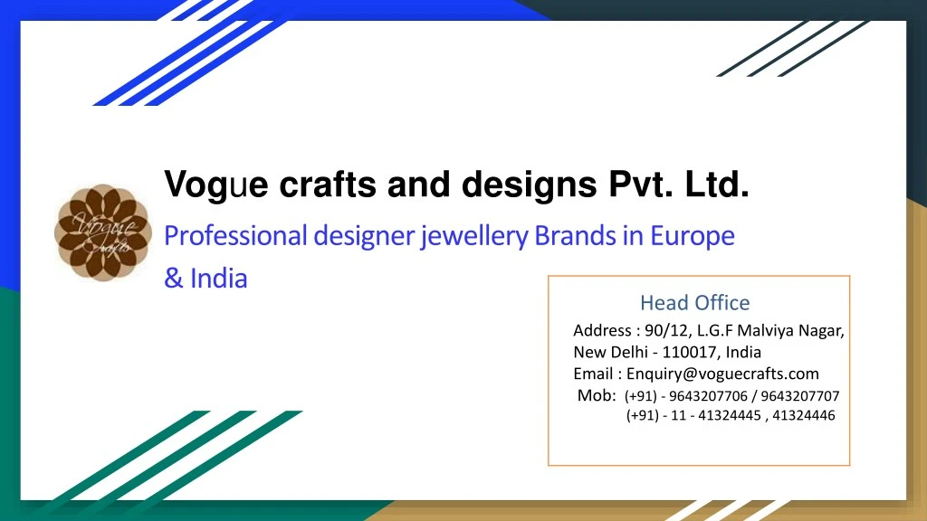 vog u e crafts and designs pvt ltd