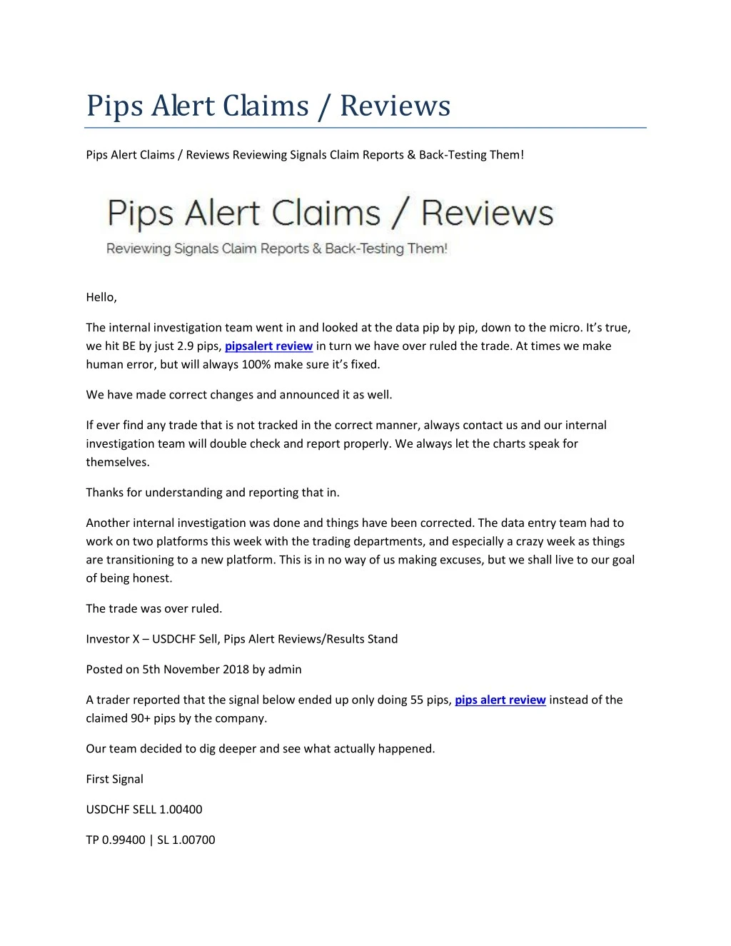 pips alert claims reviews