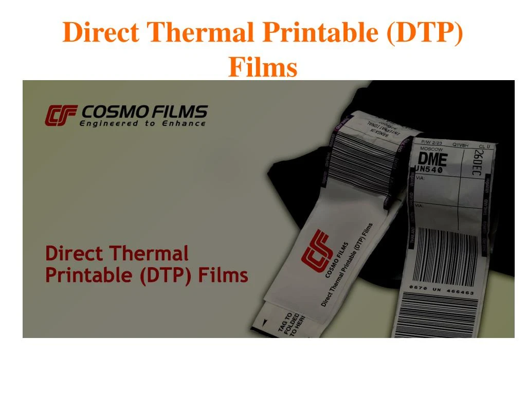 direct thermal printable dtp films