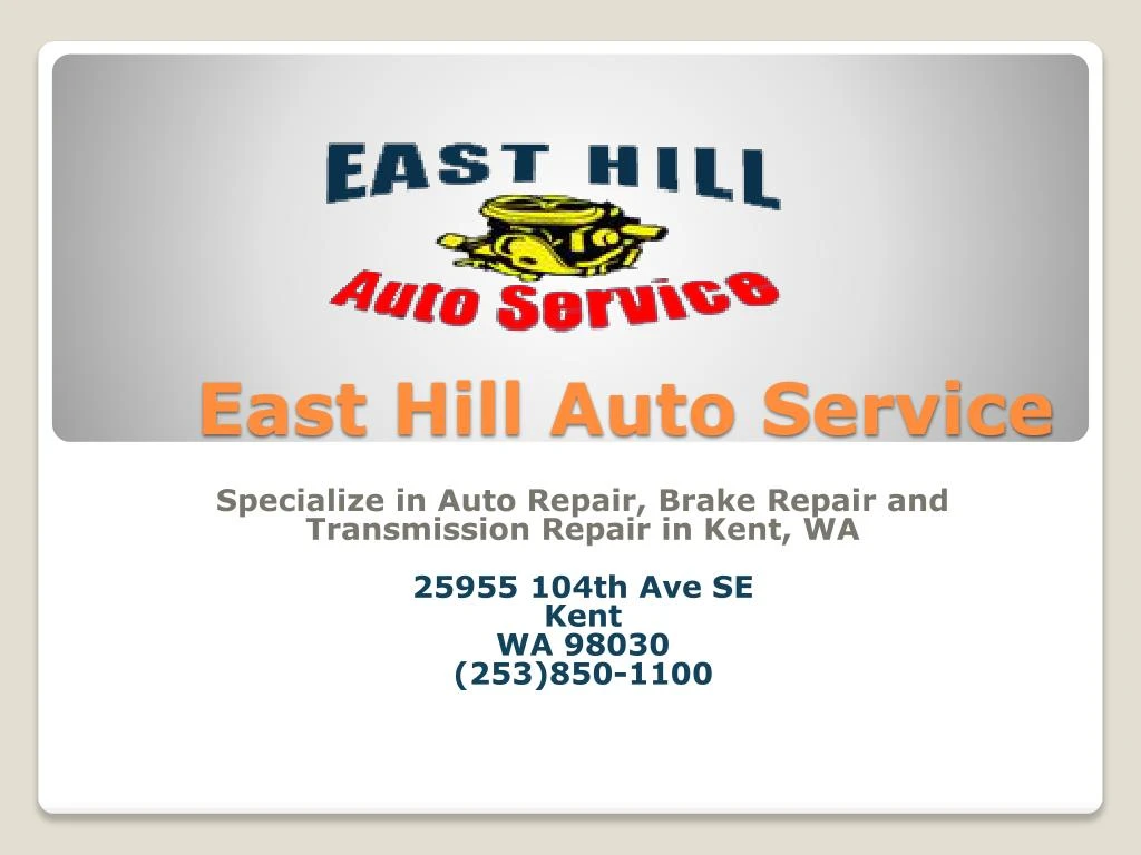 east hill auto service