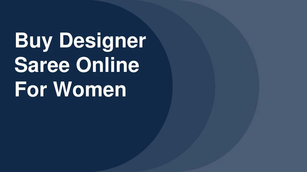 buy designer saree online for women