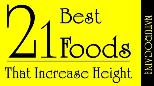 21 Best Foods to Grow Taller After 25, Increase Growth Hormone