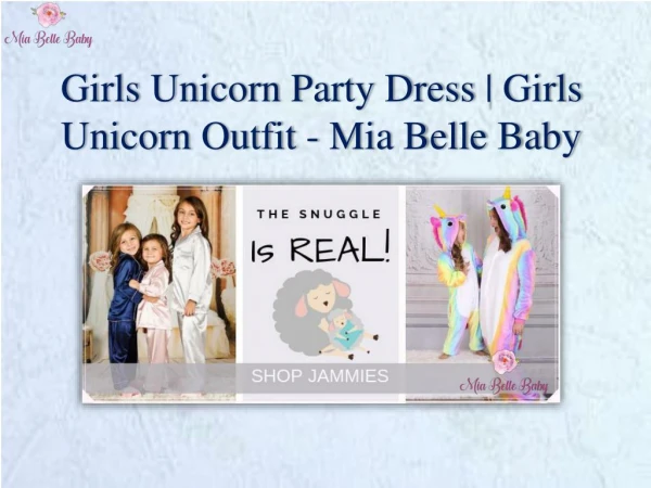 Girls Unicorn Party Dress | Girls Unicorn Outfit - Mia Belle Baby