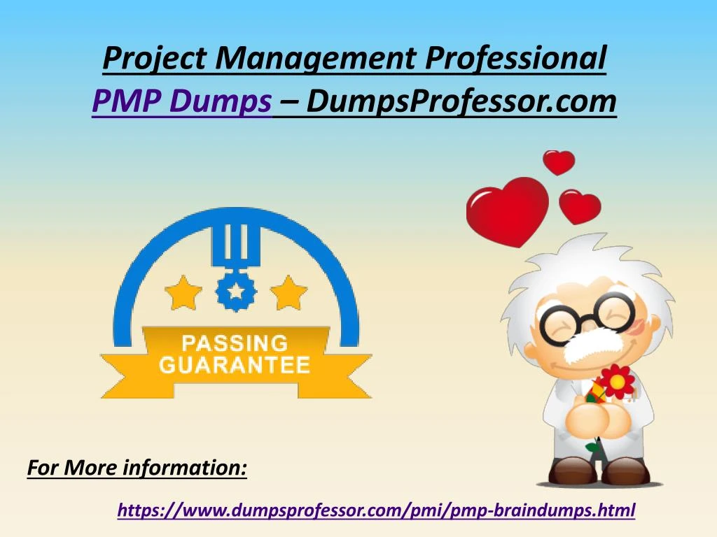 project management professional pmp dumps