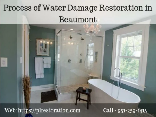 6 Steps Process of Water Damage Restoration in Beaumont CA