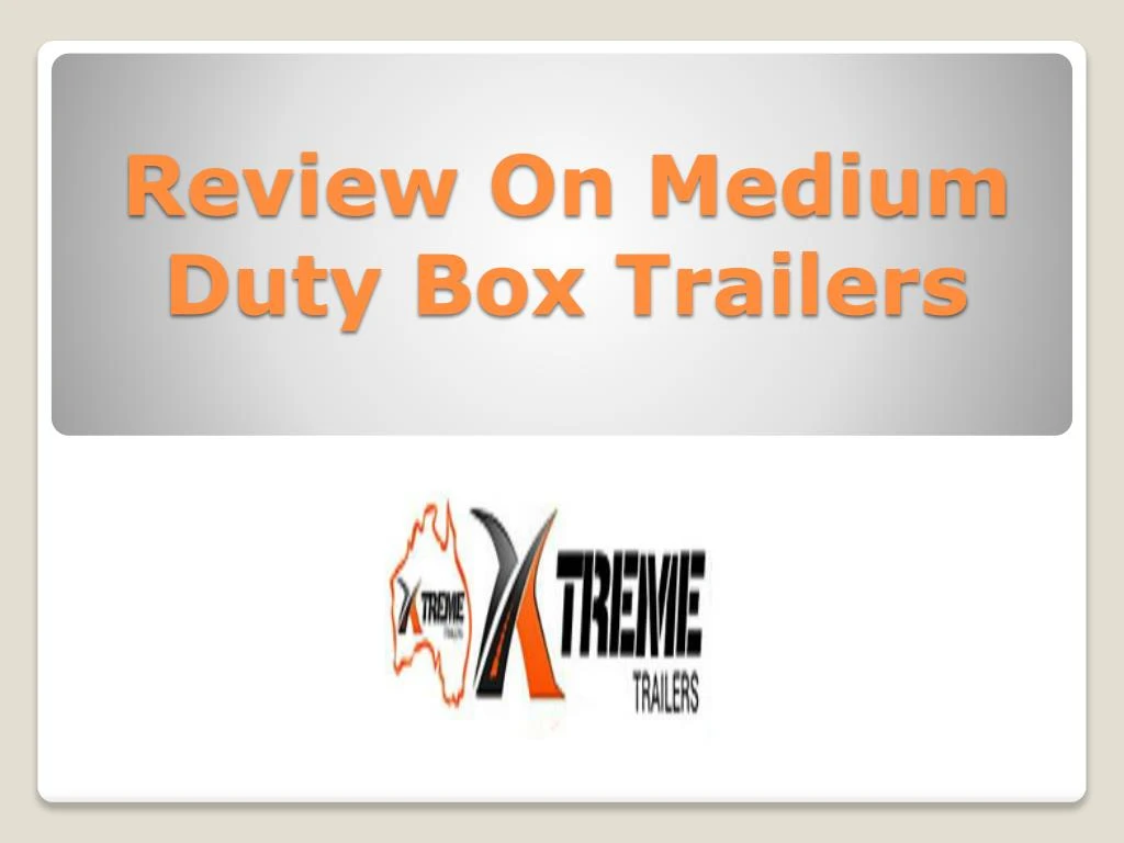review on medium duty box trailers
