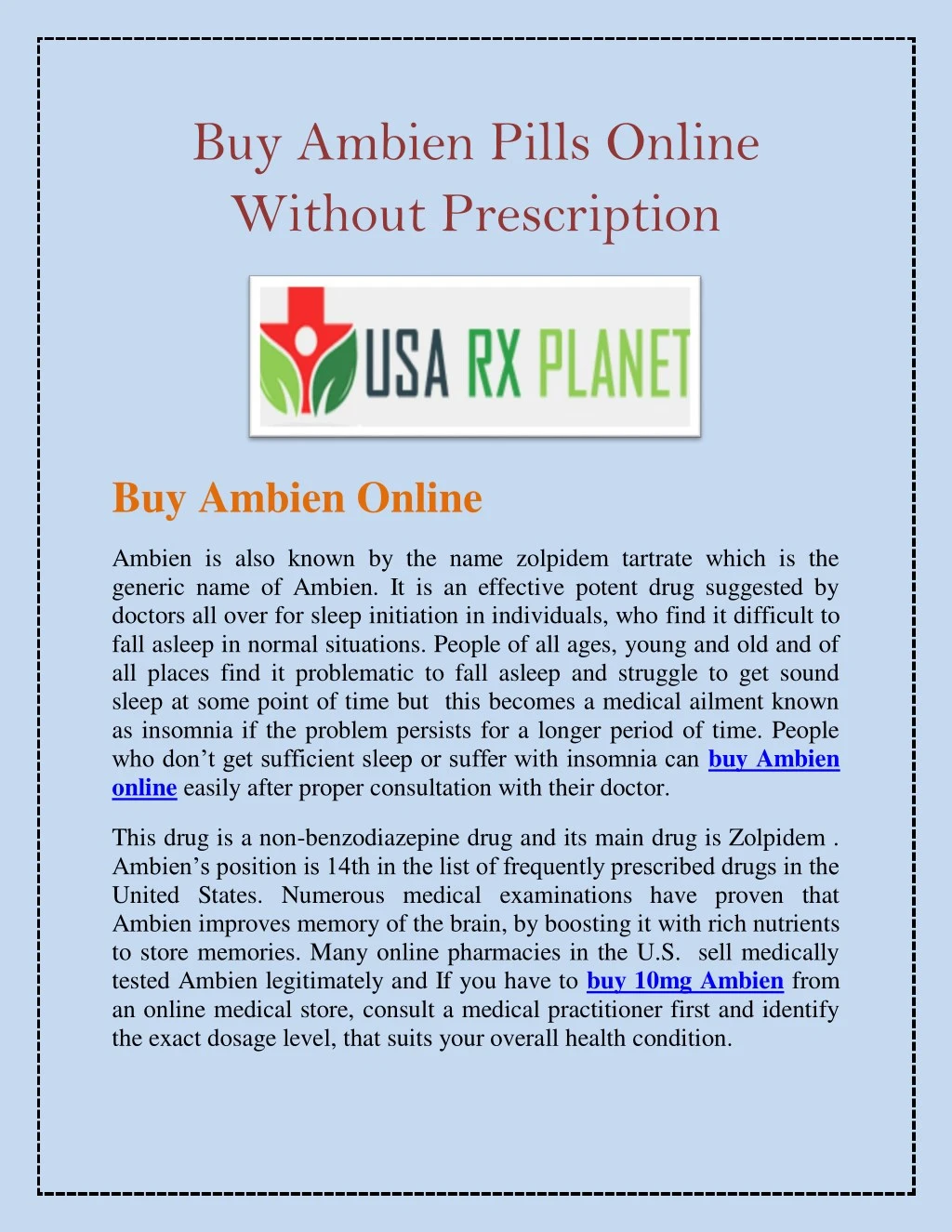 buy ambien pills online without prescription