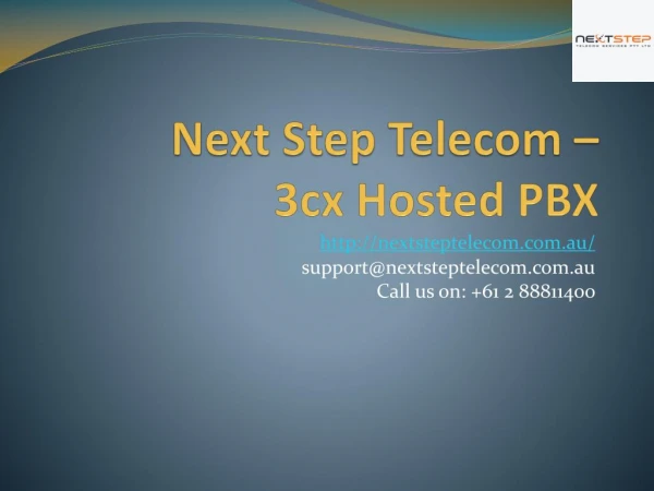 Next step telecom - 3cx hosted pbx provider