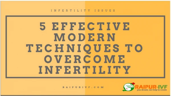 5 Effective Ways to Overcome Infertility