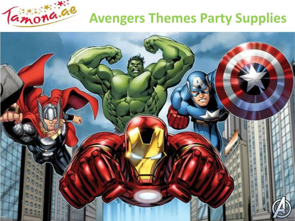 avengers themes party supplies