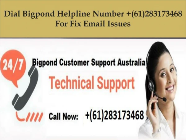 Dial Bigpond Helpline Number (61)283173468 For Fix Email Issues