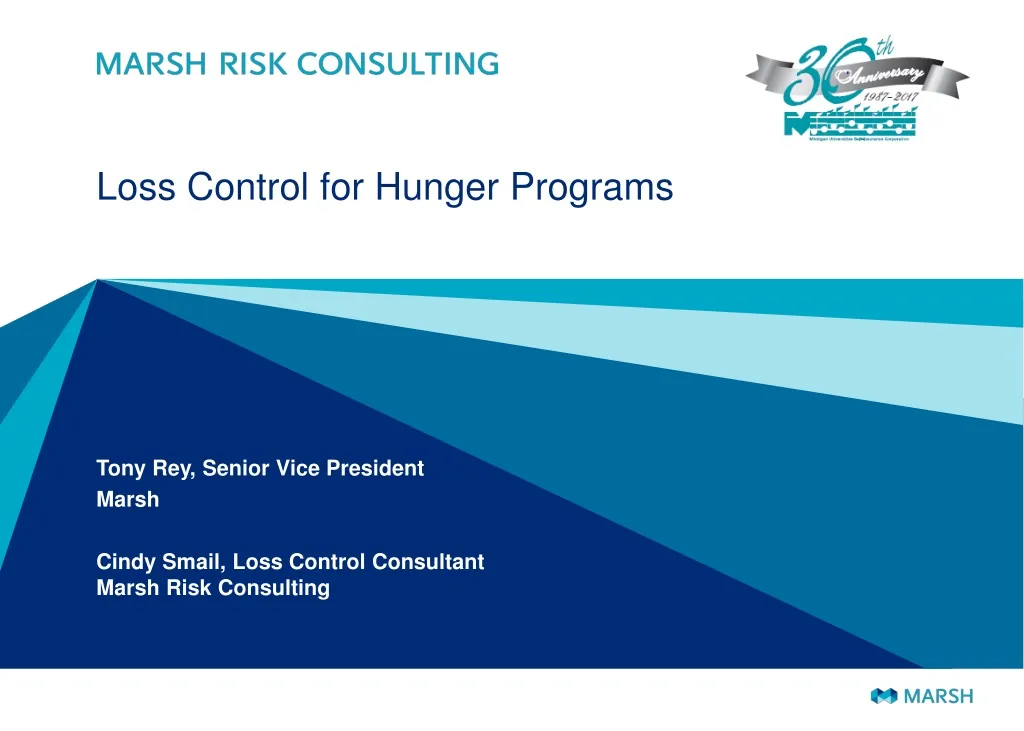 loss control for hunger programs