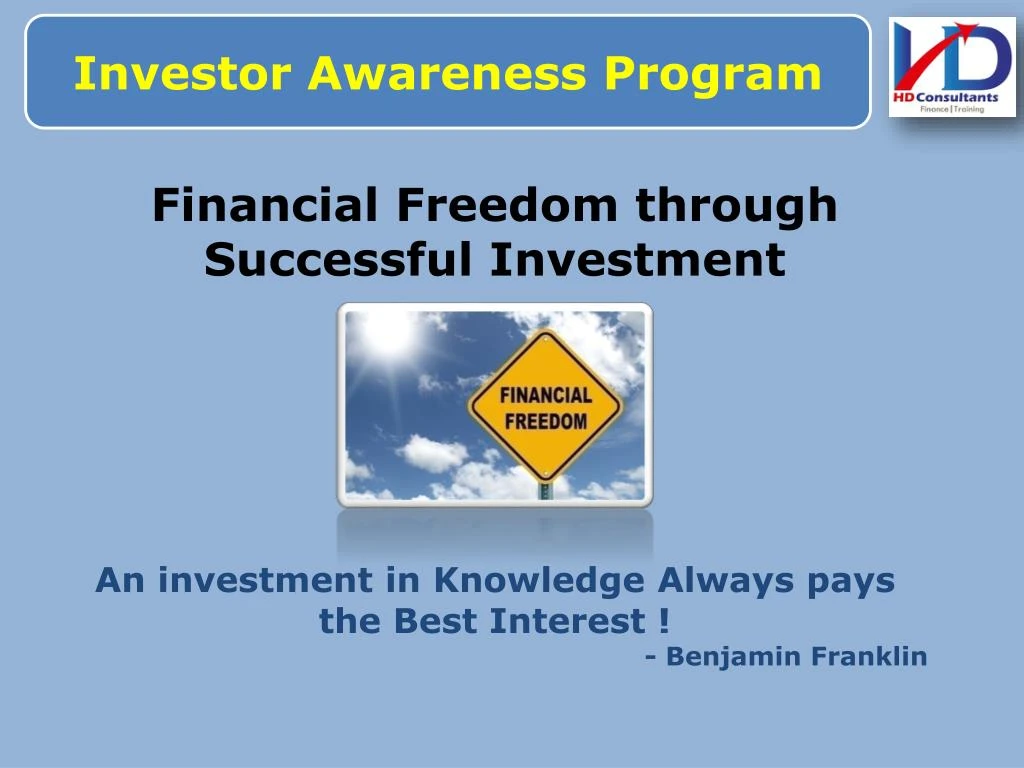 investor awareness program