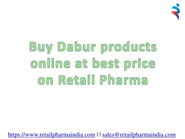 Buy Dabur Products Online at Best Price on Retail Pharma