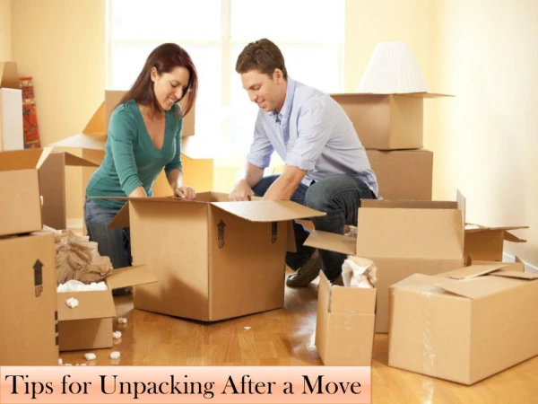 The Best Way to Unpack After a Move