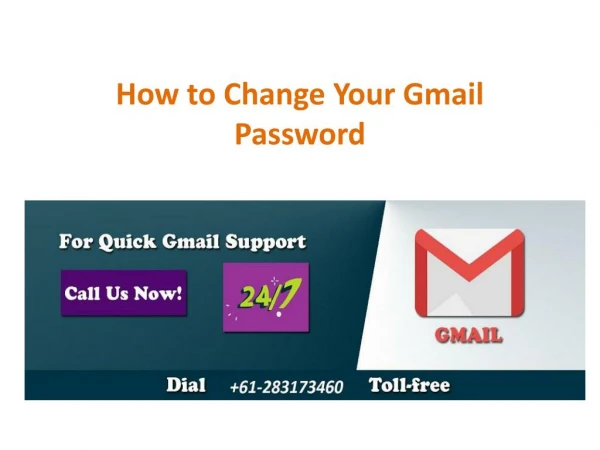 How to Change Your Gmail Password