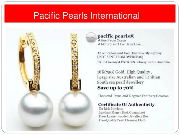 PPT Presentation for Pacific Pearls