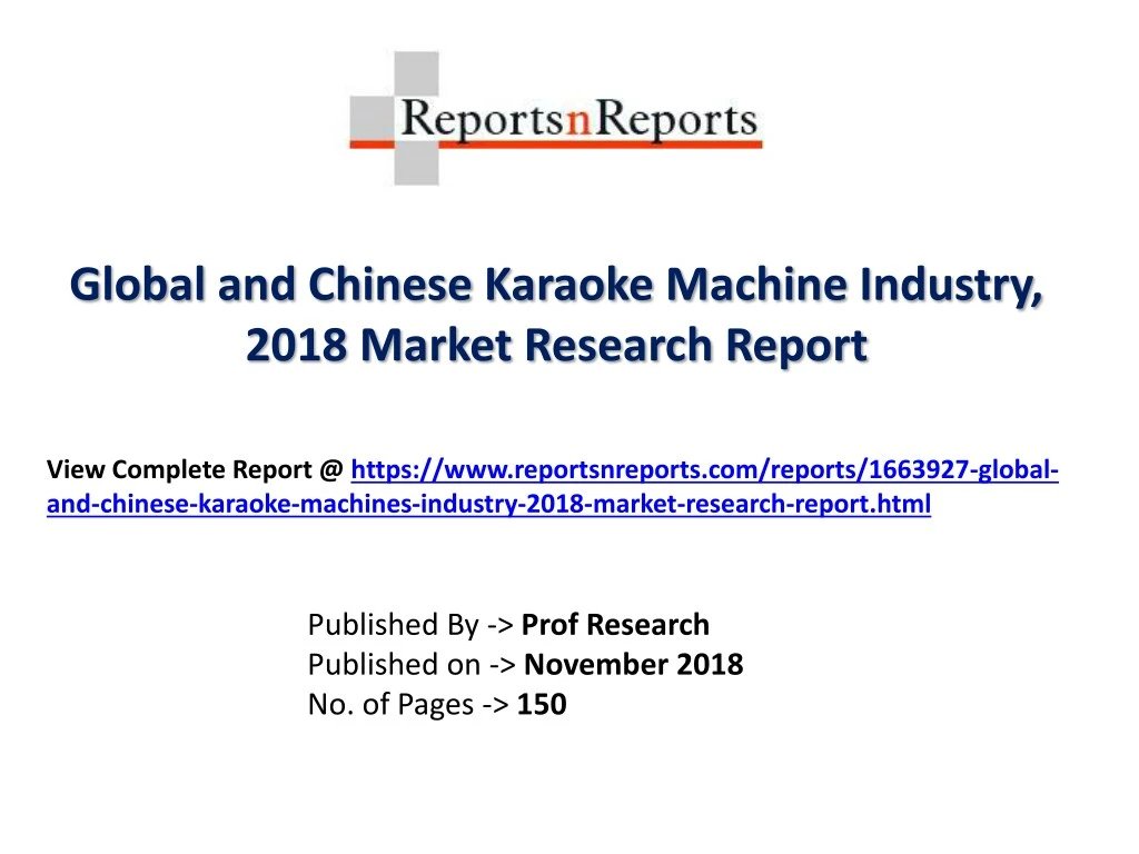 global and chinese karaoke machine industry 2018