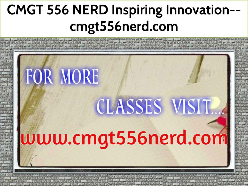 cmgt 556 nerd inspiring innovation cmgt556nerd com