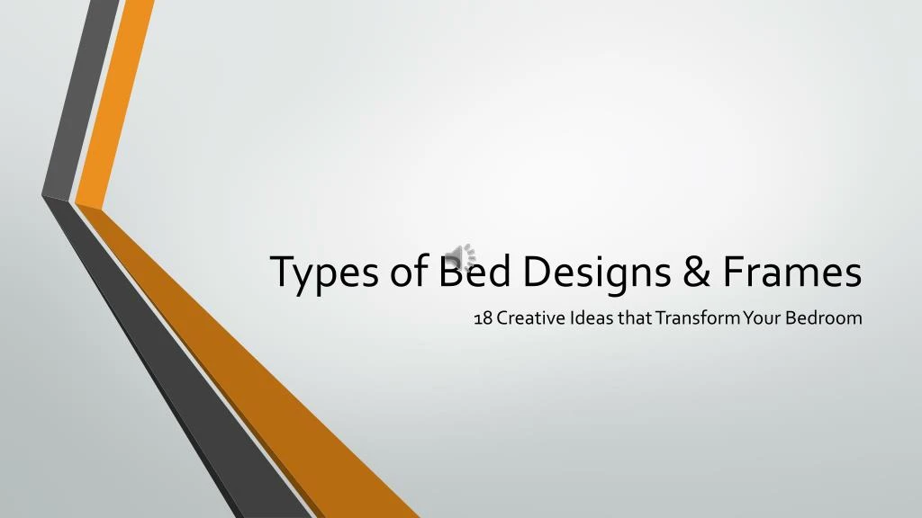 types of bed designs frames