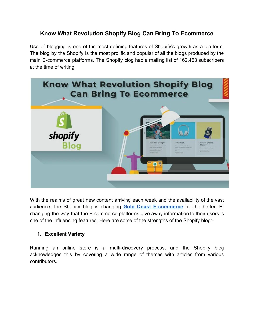 know what revolution shopify blog can bring
