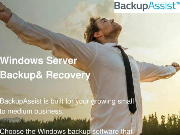 Windows Backup Software | BackupAssist