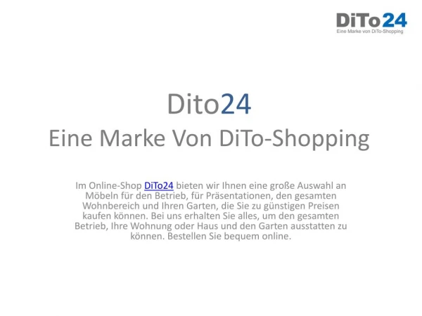 dito24 Eine Marke von DiTO-Shopping