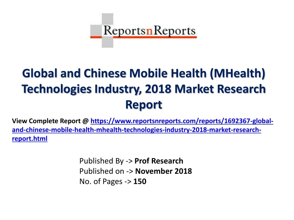 global and chinese mobile health mhealth