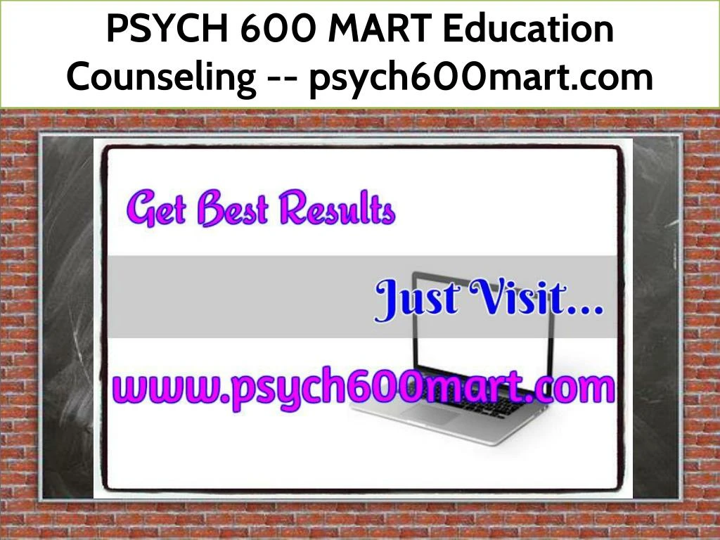 psych 600 mart education counseling psych600mart