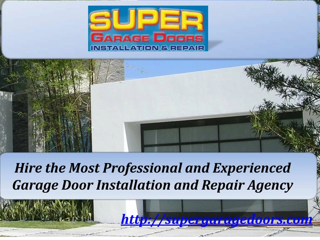 hire the most professional and experienced garage