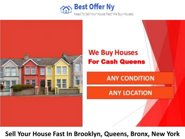 We Buy Houses For Cash Queens