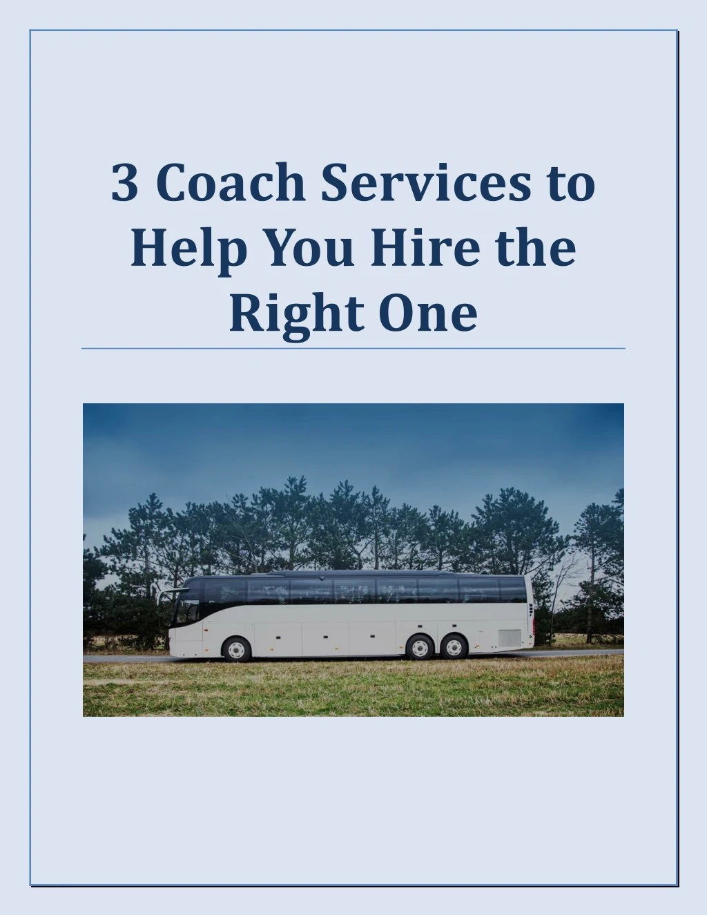 3 coach services to help you hire the right one