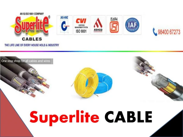 Cable Dealers in Chennai