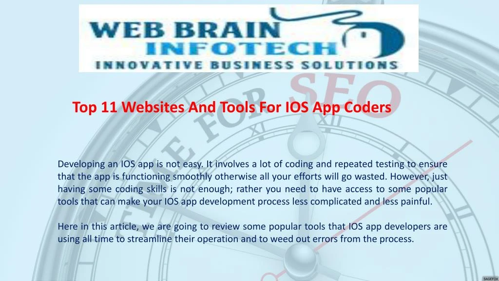 top 11 websites and tools for ios app coders