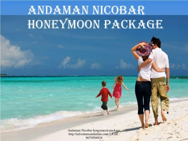 Andaman Nicobar Honeymoon Package