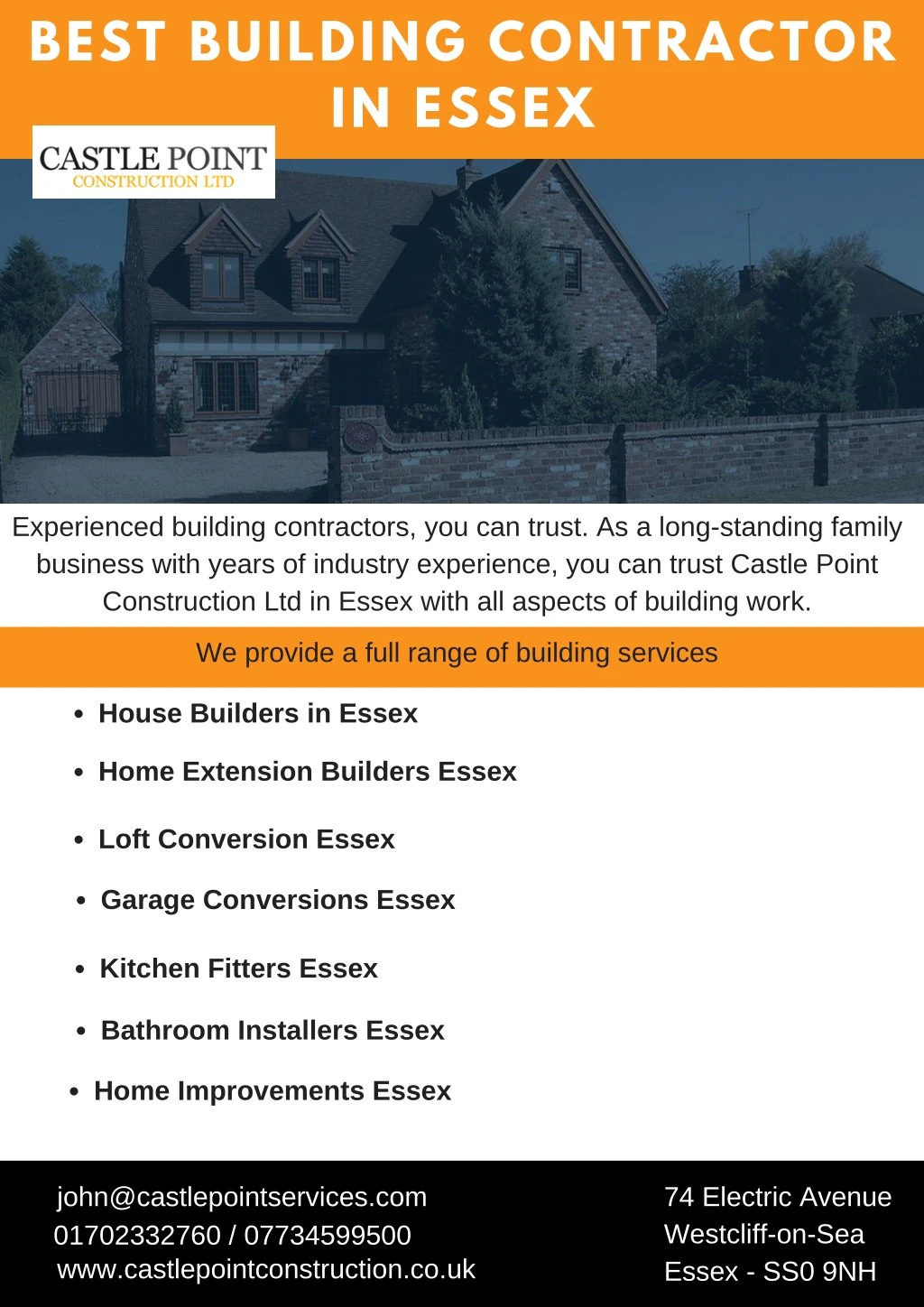 best building contractor in essex